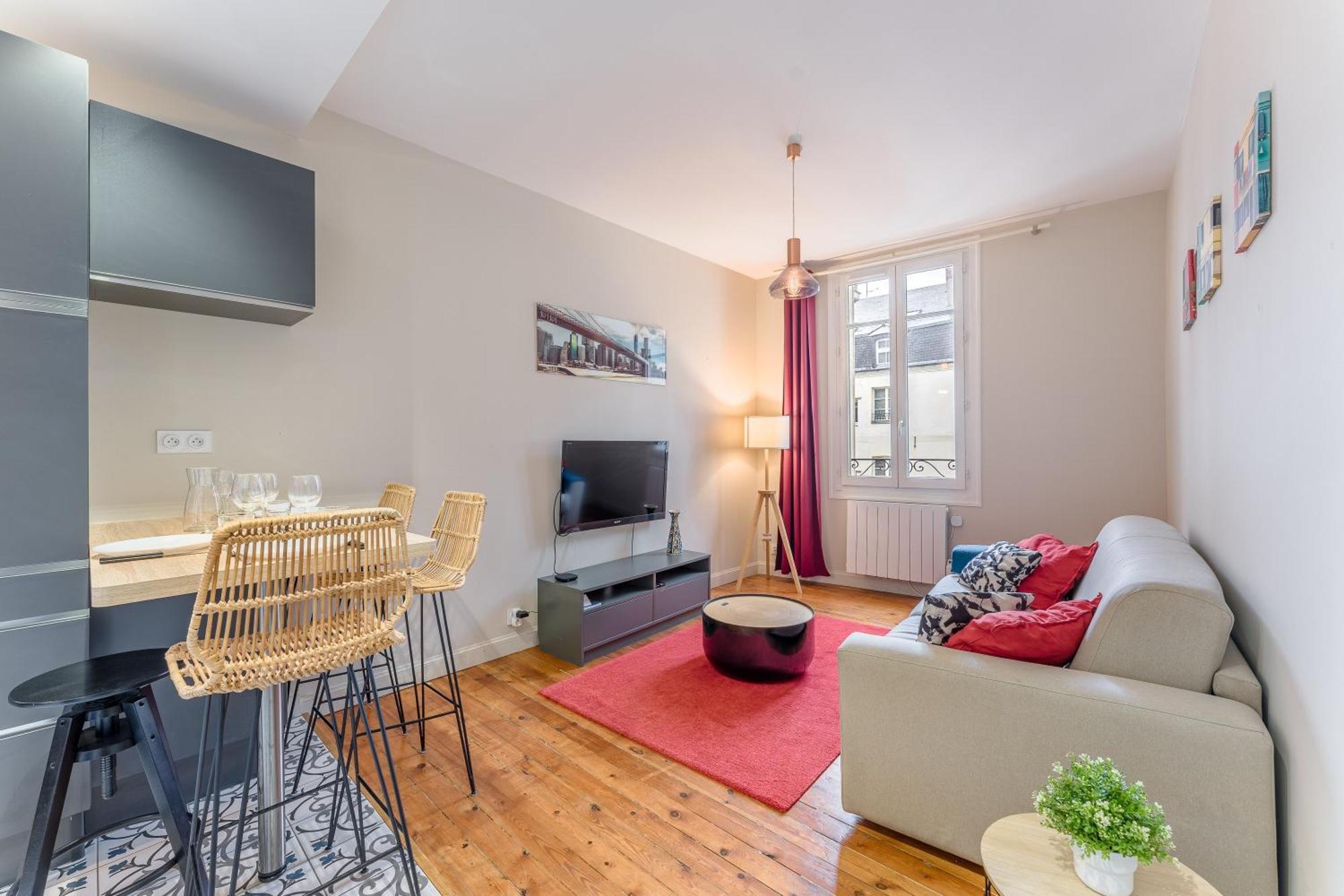 Le Petit Bacchus - Au Coeur De Nantes Apartment Luaran gambar